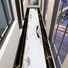 Home Long Corridor Carpet Modern Runner Hallway Carpets Hotel Hall Luxury Floor Mat Non-slip Room Doorway Aisle Rug Customizable 4
