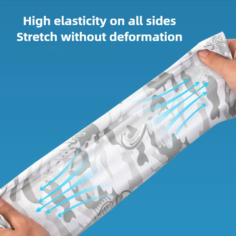 Summer Ice Silk Cycling Face Mask Breathable Anti-UV  Bike Face Neck Cover Bandana MTB Road Sports Hanging Fishing Ear Scarf