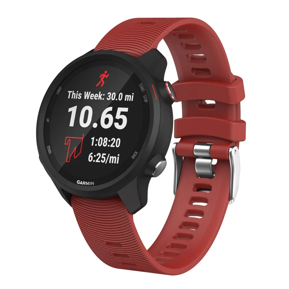 Vibrant 20mm Sport Silicone Smart Watchband Bracelet