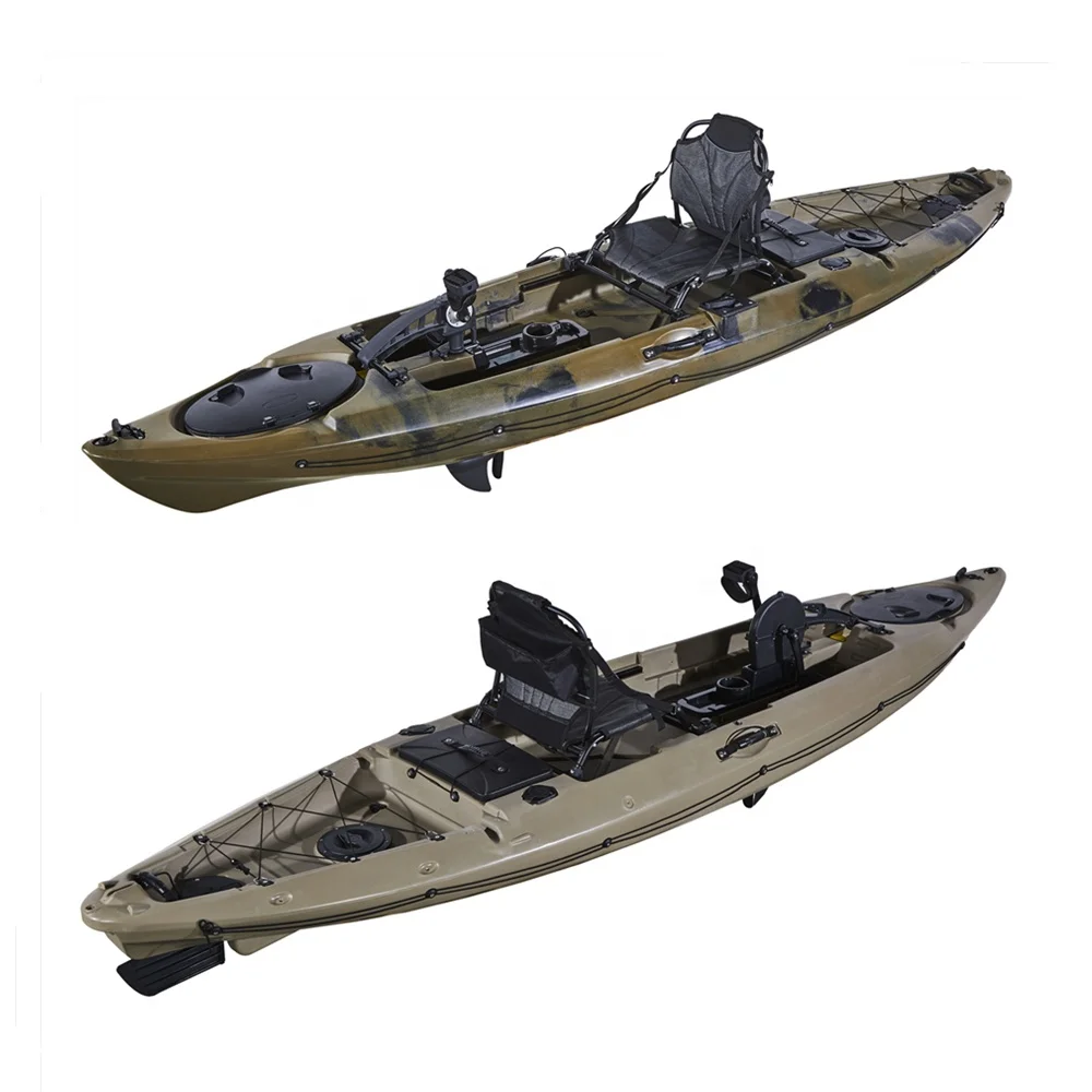 newproangler1personsitontopelectricmotorkayakfishingwith