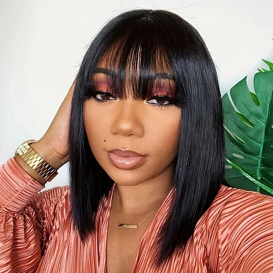 

Fake Scalp Wigs Straight 3X1 Hd Lace Middle Part Brazilian Remy Hair For Black Women Bob Wig Wear To Go Glueless Hair Cheap Wig