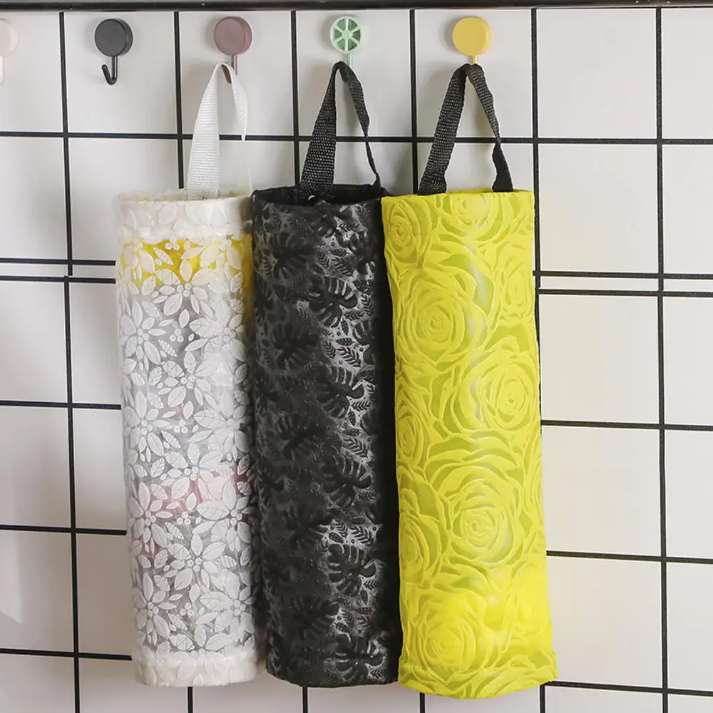 Plastic Bag Holder Dispensers Hanging Loop Large Eco Friendly Trash