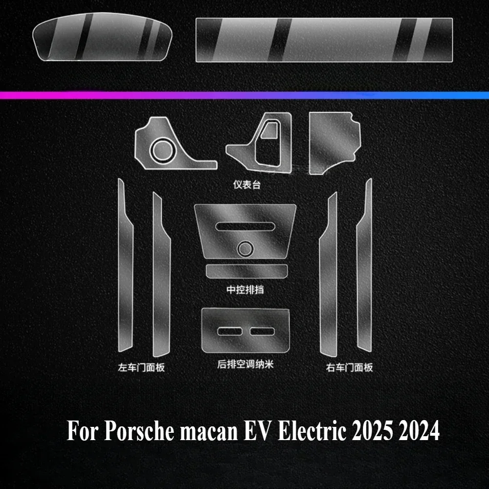 Custodia Portachiavi In Pelle Per Porsche Macan 4 EV E Taycan 2024-2025 – Marrone, Sottile E Con Protezione Totale