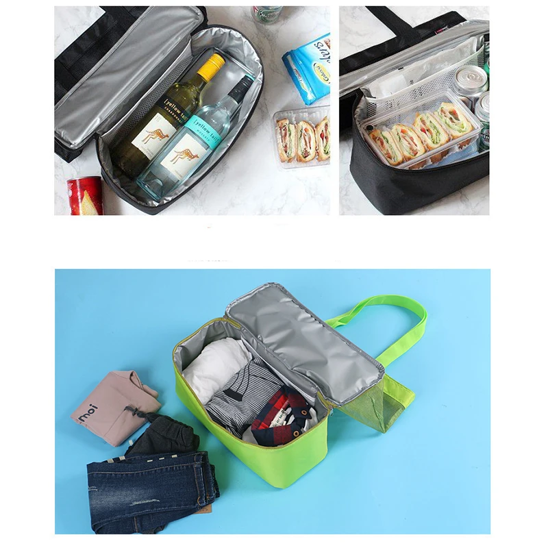 1pc Extra Large Mesh Beach Bag Breathable Tote With Zipper Side Pockets Portable Large Capacity Organizer Bag mesh beach bag