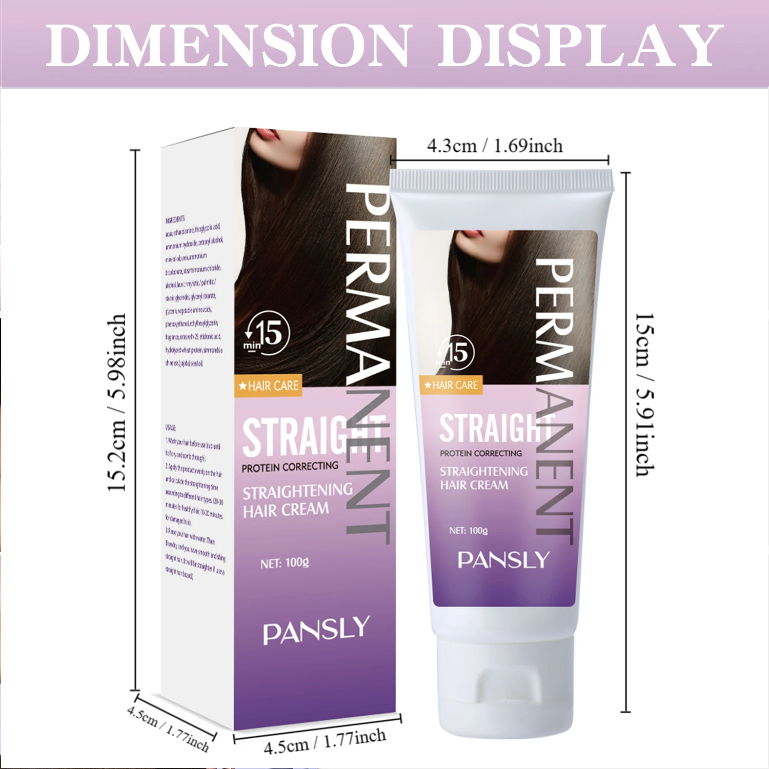 Keratin Correction Straight Hair Cream Repair Damag Hair Improve Quality Soften Prevent Dry Frizzy Care Product
