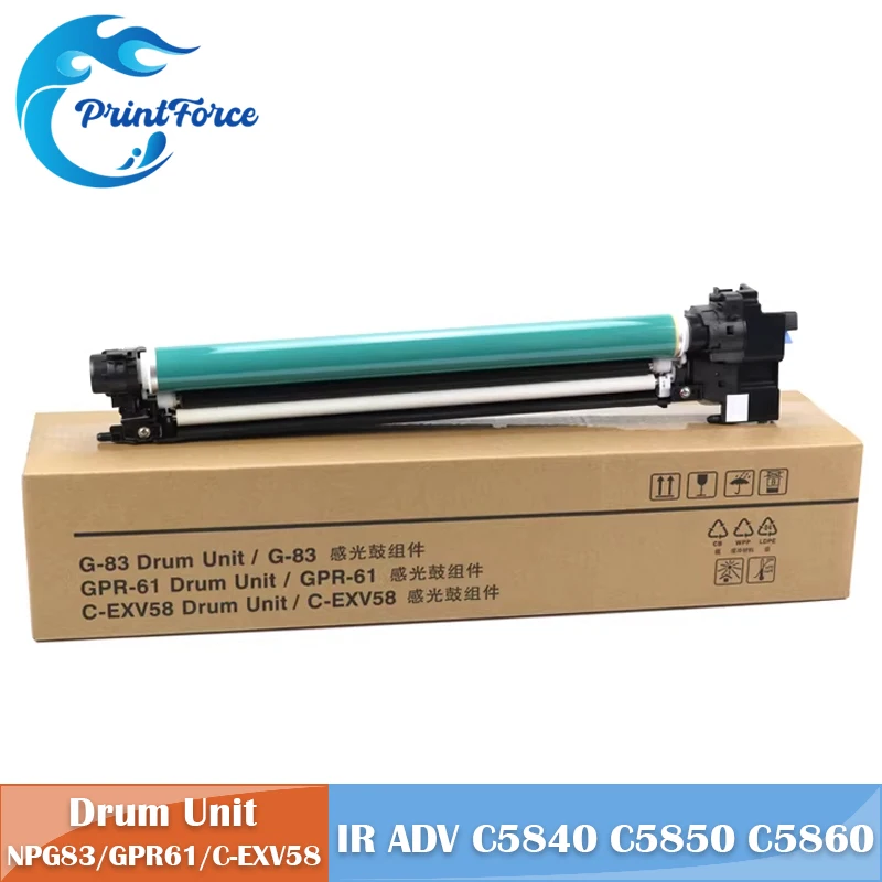 NPG-83 GPR-61 C-EXV58 150000페이지 NPG83 GPR61 이미징 드럼 유닛 캐논 IR ADV DX C5840 C5850 C5860 C5870 C5800i용