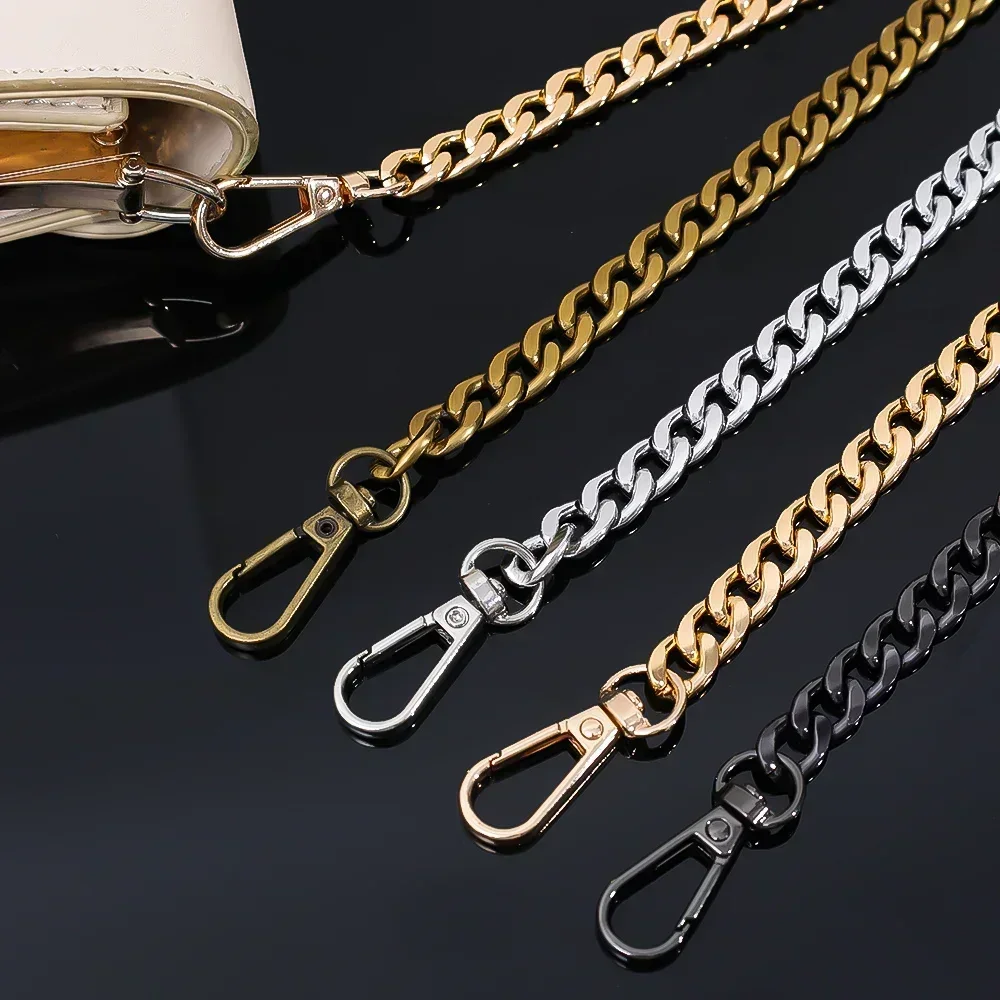 Aluminum Bag Chain – 120cm Detachable Metal Strap for DIY Handbag Craftsmanship