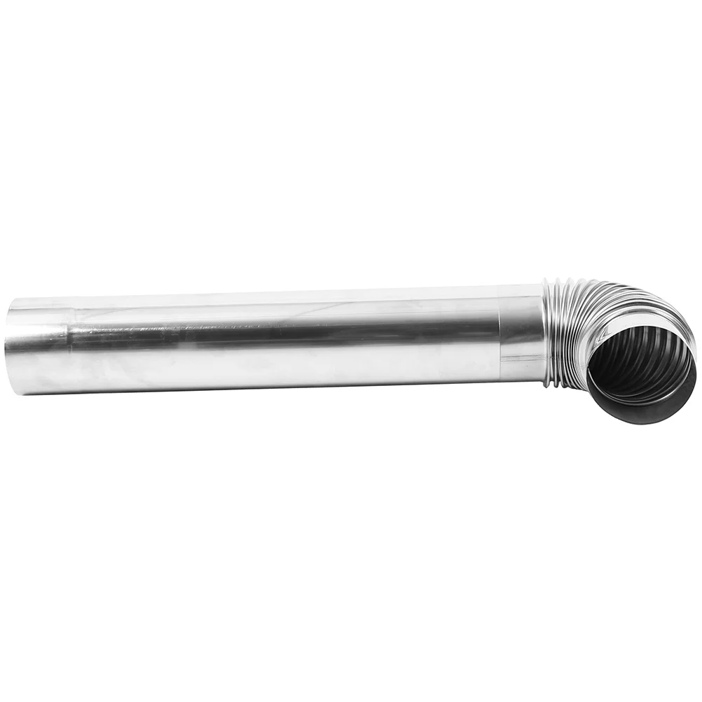 

Firewood Stove Chimney Exhaust Pipe Hose Fireplace Accessories Stainless Steel Outdoor