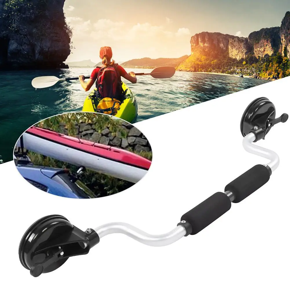 

Strong Suction Cups Mount Carrier Kayak Roof Rack Aluminum Alloy Boat Canoe Kayak Accessories