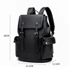 New Fashion Backpack Men Luxury Solid Leather Men's Backpack Business Travel Laptop Backpack Male High Capacity School Bag 2