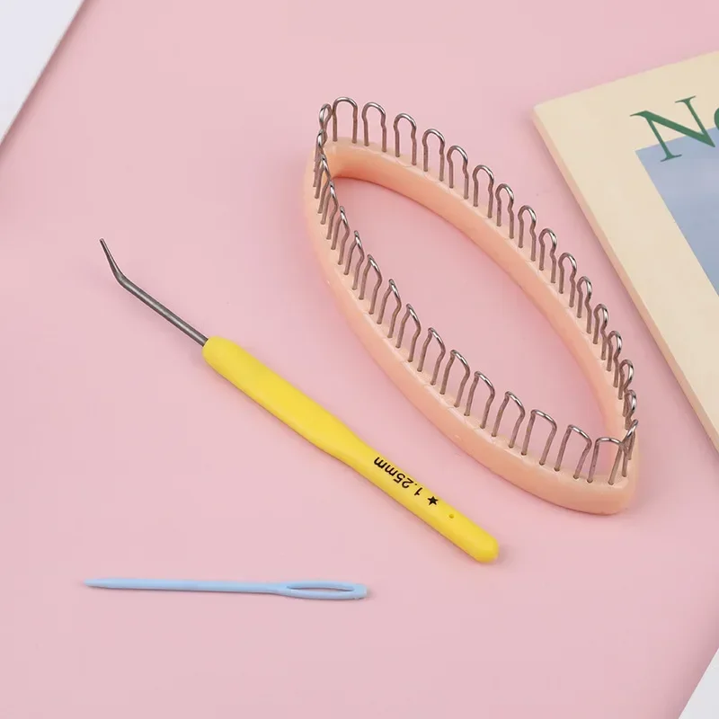 Weaving Socks Knitting Loom DIY Craft Sock Scarf Hat Weaver Needles Sewing Wool Yarn Knitting Tool 3Pcs/set