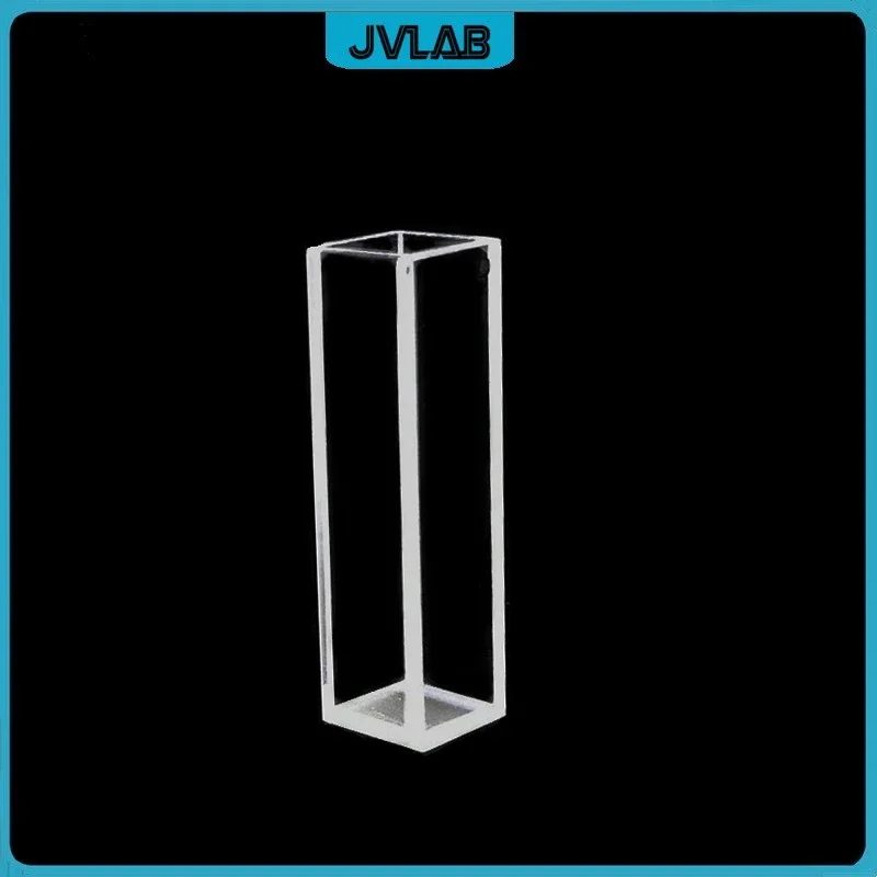 Fluorescent Quartz Cuvette Light Path 10mm Four Side Clear Windows High Light Transmission Frit Sintering Technology 2 / PK quartz cuvette cell