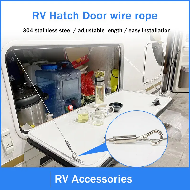 

Аксессуары для люка RV, ящик для хранения фургона 1 м, ящик для люка, дверной вытяжной люк для дома на колесах, дверь люка с косым тянущим проводом Rop