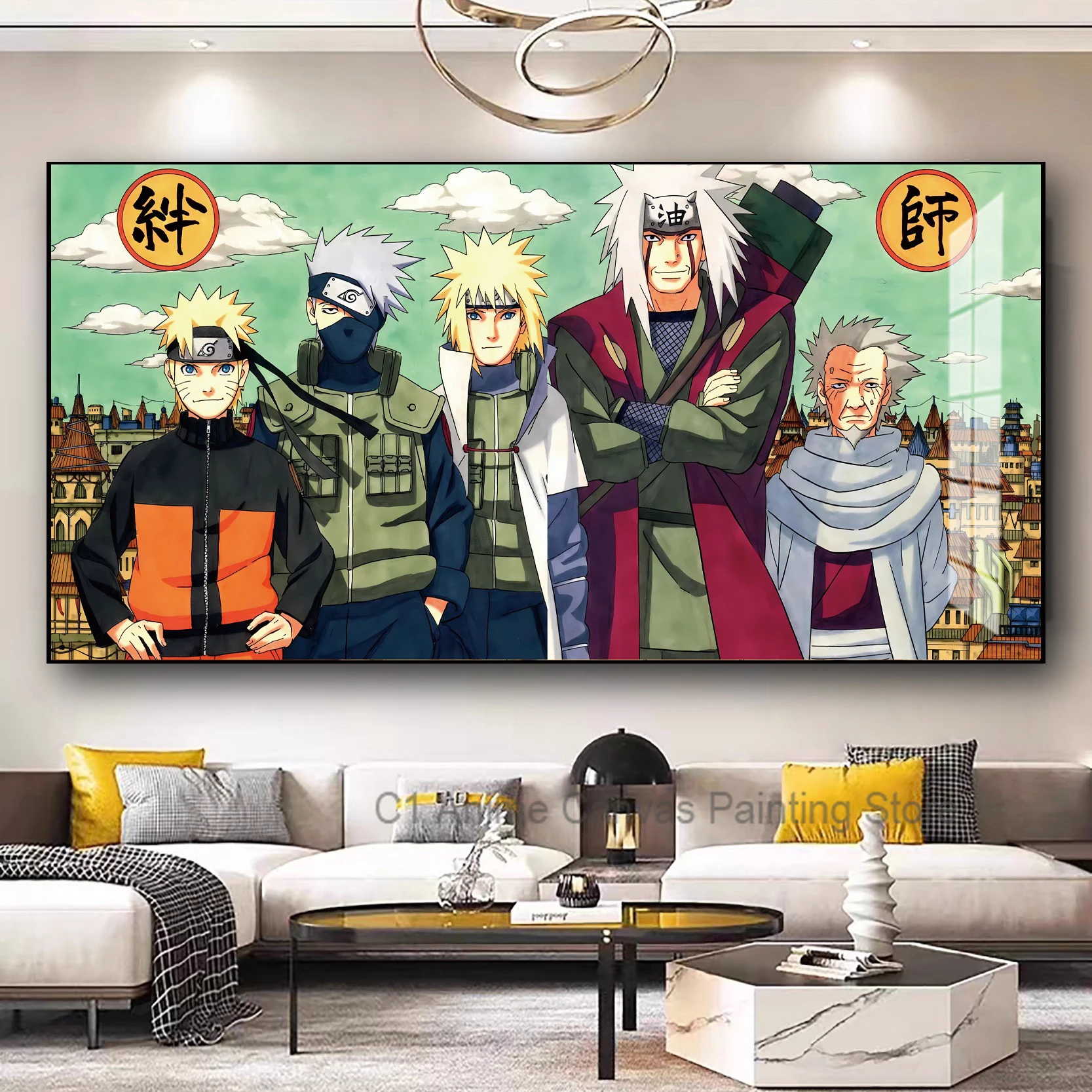 Naruto Family Portrait Art Print by XiaoOrganization - Anime Decor Poster