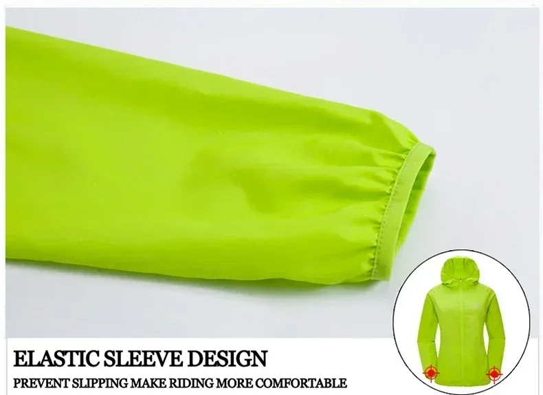 X-TIGER Ultraleichte Windjacke, tragbare, faltbare Kapuzenjacke, Unisex, UV-Schutz, leichter Outdoor-Mantel für Camping, Wandern – Detail 10