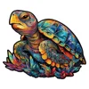 3D Vision Tiger Wooden Puzzles for Adults and Kids, Brightly Colored Unique Shaped Animal Wood Puzzles toys christmas gift 6