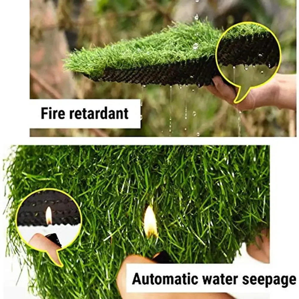 Artificial Grass Turf Mat 3.3x33 ft High Density Pet Training Synthetic Carpet Roll Eco-friendly Indoor Outdoor Decor Easy