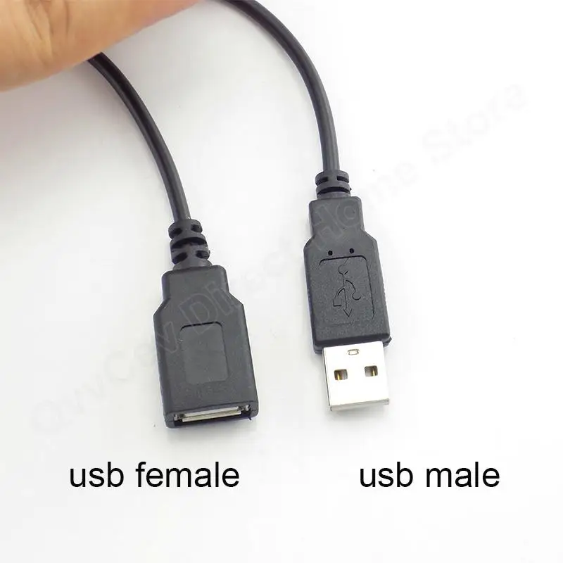 1 Pz 0.3 M Cavo Di Alimentazione 2 Pin USB 2.0 A Femmina Maschio 4 - Foto 2