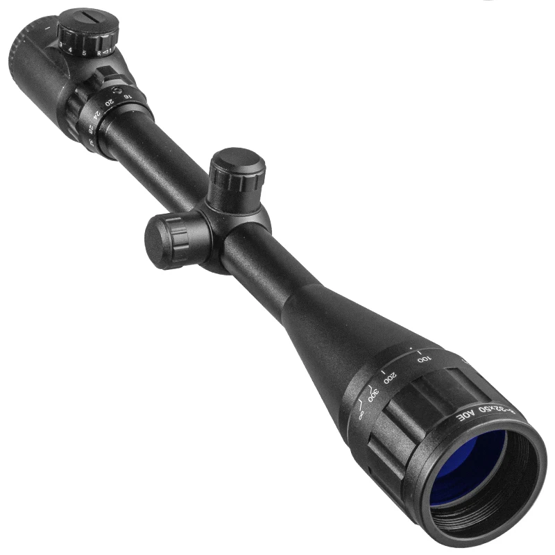 DIANA 8-32X50 Tactical Rifle Optics Red Dot Green Sniper Scope Compact Riflescopes Hunting Sight