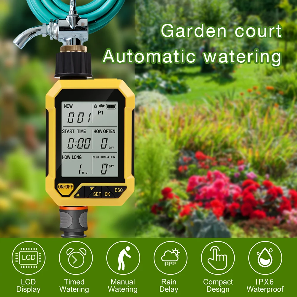 Automatic Sprinkler System Timer for Villa Courtyards, Balcony, Gardens, Rooftop
