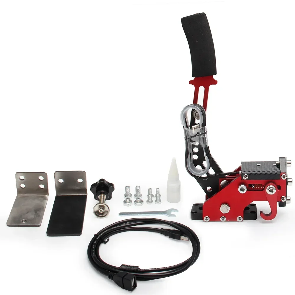 G25/27/29 T300 T500 PC 레이싱 게임 Fanatecosw Dirt Rally용 USB 핸드브레이크 SIM