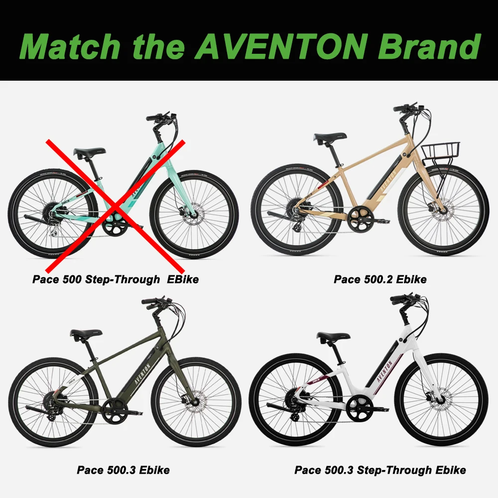 YOSE POWER 48V 14Ah replacement lithium battery fit for Aventon Pace 500.2 and 500.3 ebikes
