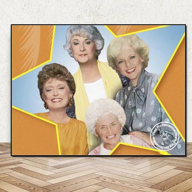 The Golden Girls Tv Series AB Diamond Painting Art Four Grandma Friends  Betty White Cross Stitch Embroidery Home Decor