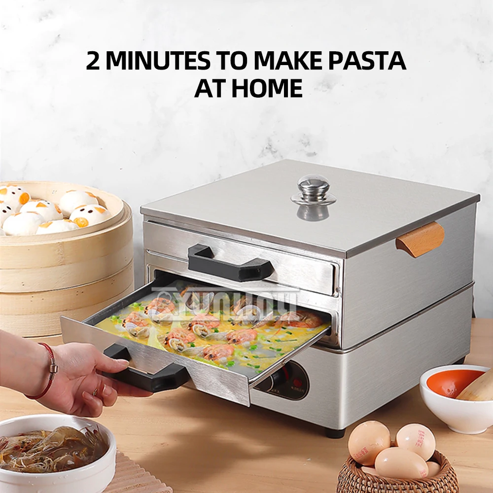 Stainless Steel Rice Noodle Steamer Cooker Kitchen Food Steam Machine Rice Noodle Maker Vaporera De Alimentos