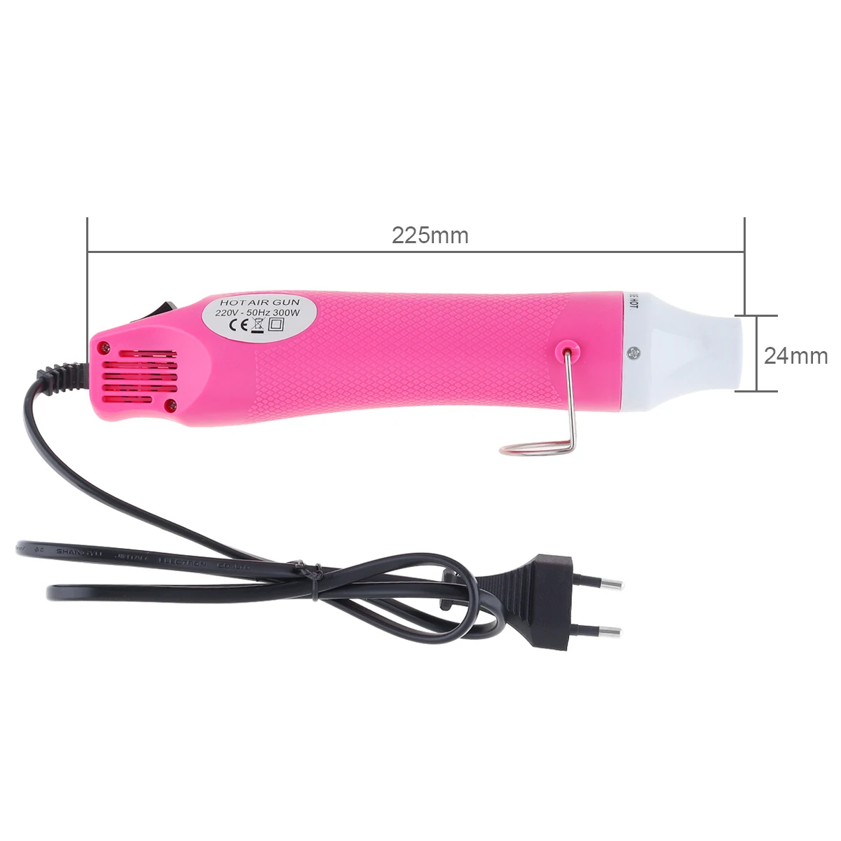 110V / 220V 300W Hot Air Gun Electric Power Hot Dryer Mini DIY Heat Gun with EU / US Plug for Shrink Tubing Car Wrap 2