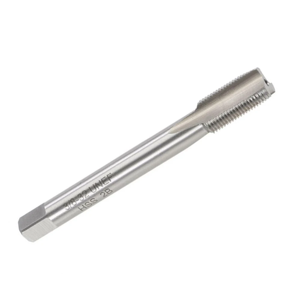 1Pc Right Hand Tap 3/8-32 UNEF HSS Thread Pitch 3/8"-32 Tool Cutting Consumables Accessories Screw Removal Hand Tool Manual Tool