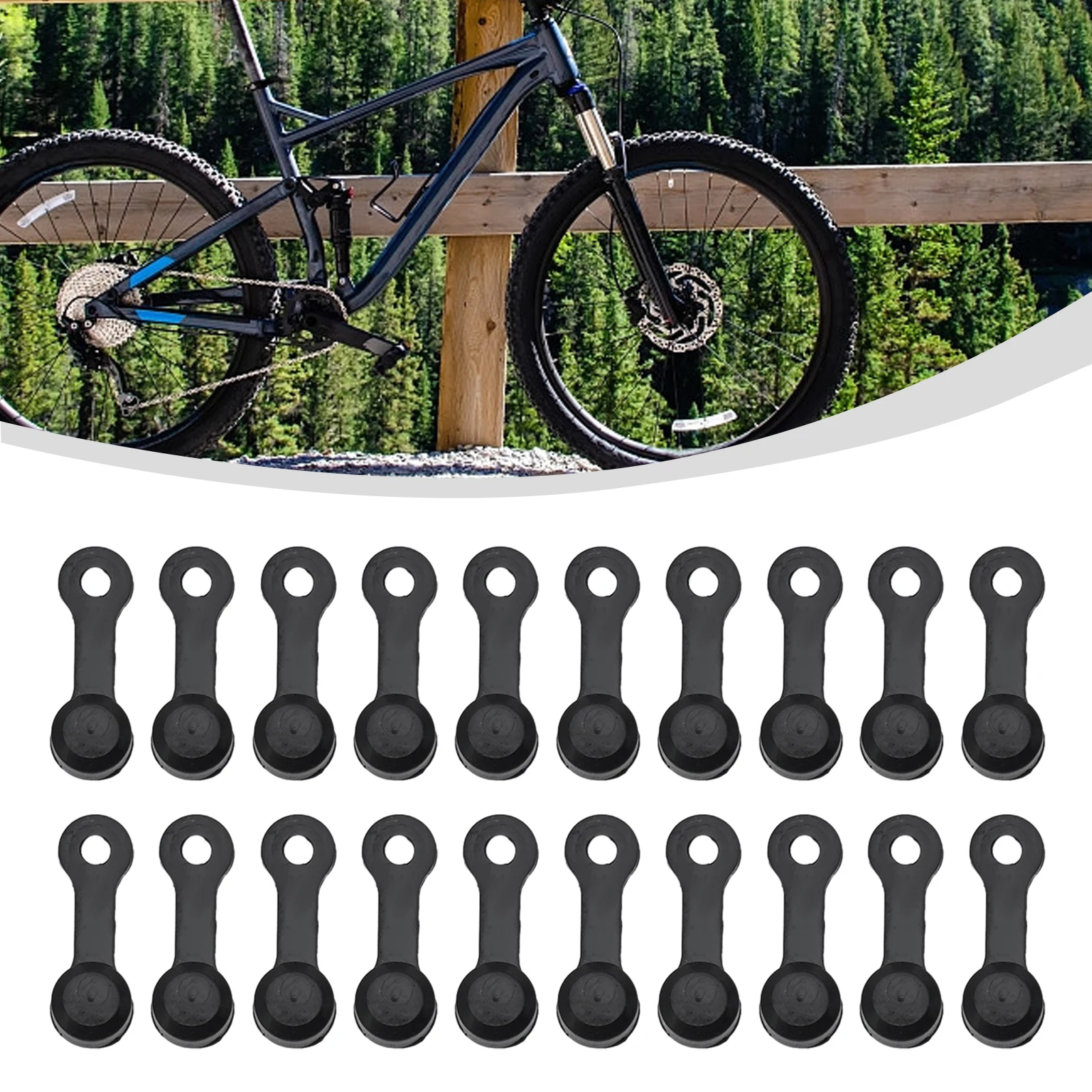 

20pcs Bike Brake Bleed Nipple Cap Rubber Cap for Hydraulic Bleeder Screw For Shimano Compatible Protects Brake Caliper