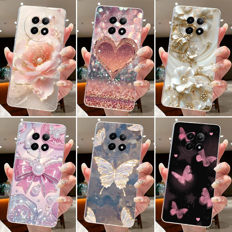 Floral Butterfly Soft Silicone TPU Phone Case - Protective Cover