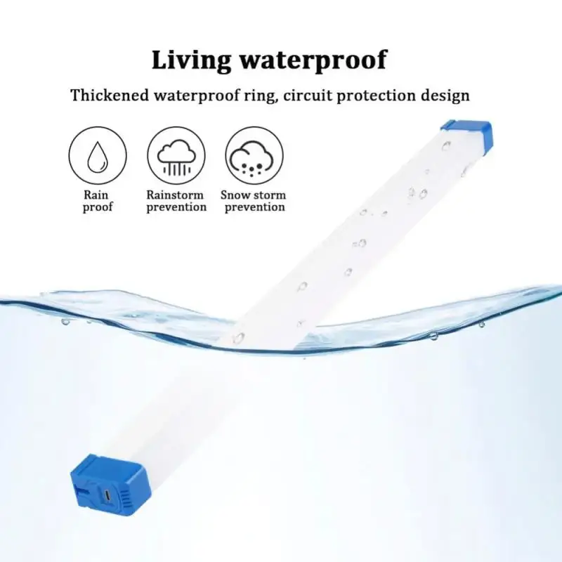 Long LED tube night light magnetic USB rechargeable emergency light outdoor portable professional long strip emergency