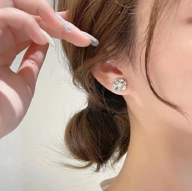 New Delicate Weight Loss Stud Earrings for Women Cubic Zirconia Versatile  Lymphatic Earring Jewelry Acupressure Slimming Earring - AliExpress