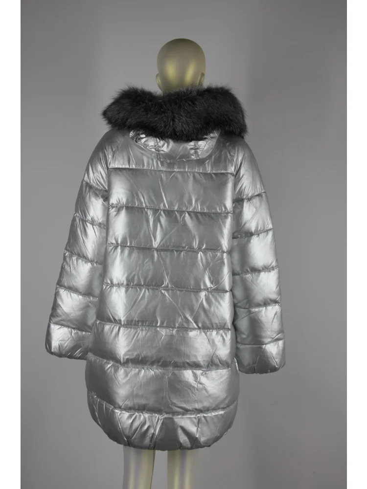 VERALBA Women's Down Jacket Long Four-color Optional Wool-necked Hat Warm Fashion Clothing 2022 Latest Model Coat Female Winter