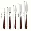 11pcs Professional Stainless Steel Palette Knife Set For Acrylic, Oil, Watercolor & Rock Painting 4