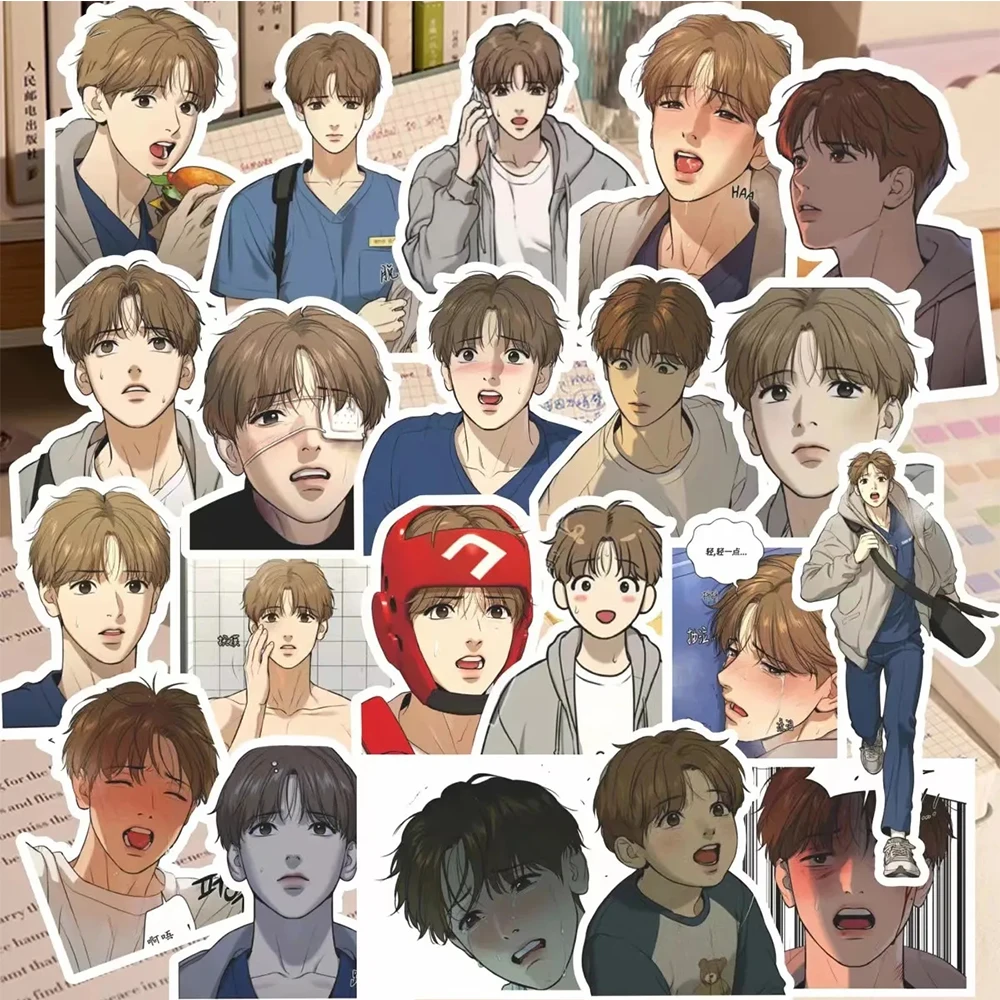 

10/30/66pcs Korean BL Anime Manwha Jinx Stickers DIY Graffiti Motorcycle Luggage Phone Joo Jaekyung Kim Dan Manga Cartoon Decals