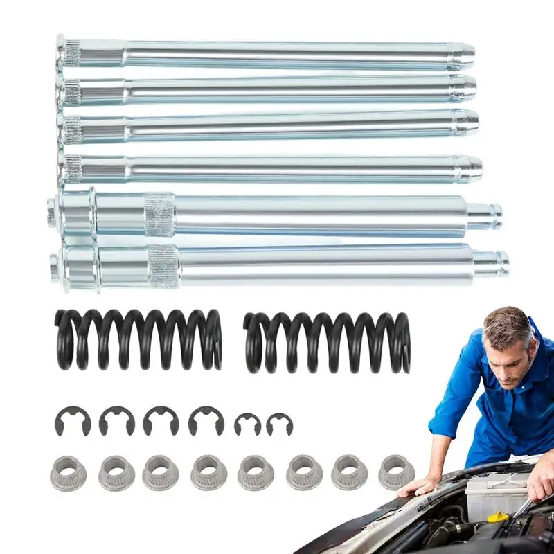 

Car Door Hinge Pin Door Hinge Bushing Kit For Front Doors Metal Hinges Car Tools Door Hinge Kit Security Pins Replacement Parts