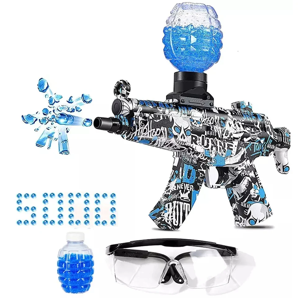 Udfør Fremskynde Mantle MP5 Gel Blaster Plastic Pistol With 5000 Hydrogel Balls Gel Gun Blaster  Outdoor Shooting Game Guns For Children Gift _ - AliExpress Mobile