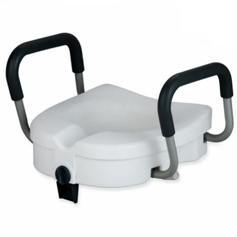 Toilet Height Increase Pad  Removable Raised Seat with Arms for Elderly and Pregnant Enhanced Bathroom Support Easy Installation 2