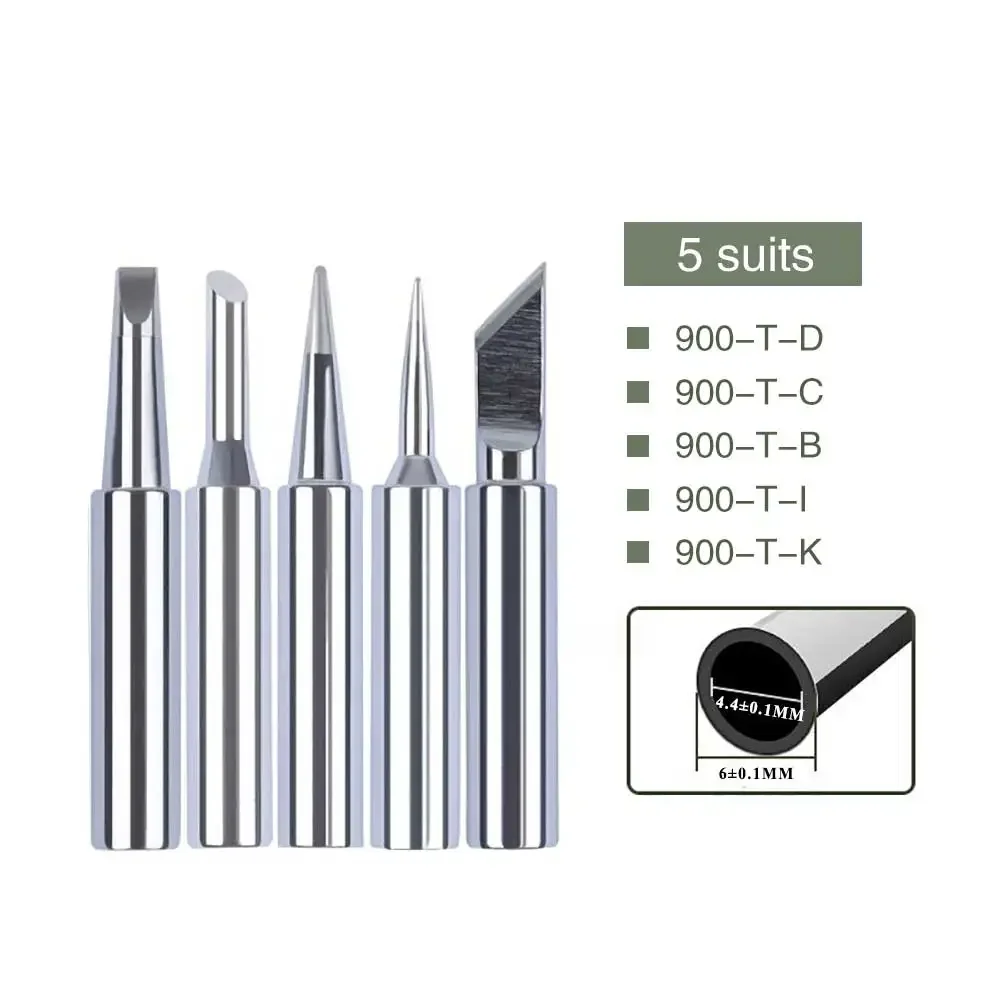 Soldering Iron Tips Soldering Iron Head Set DIY Electric Replacement Tip Repair 5PCS/10PCS