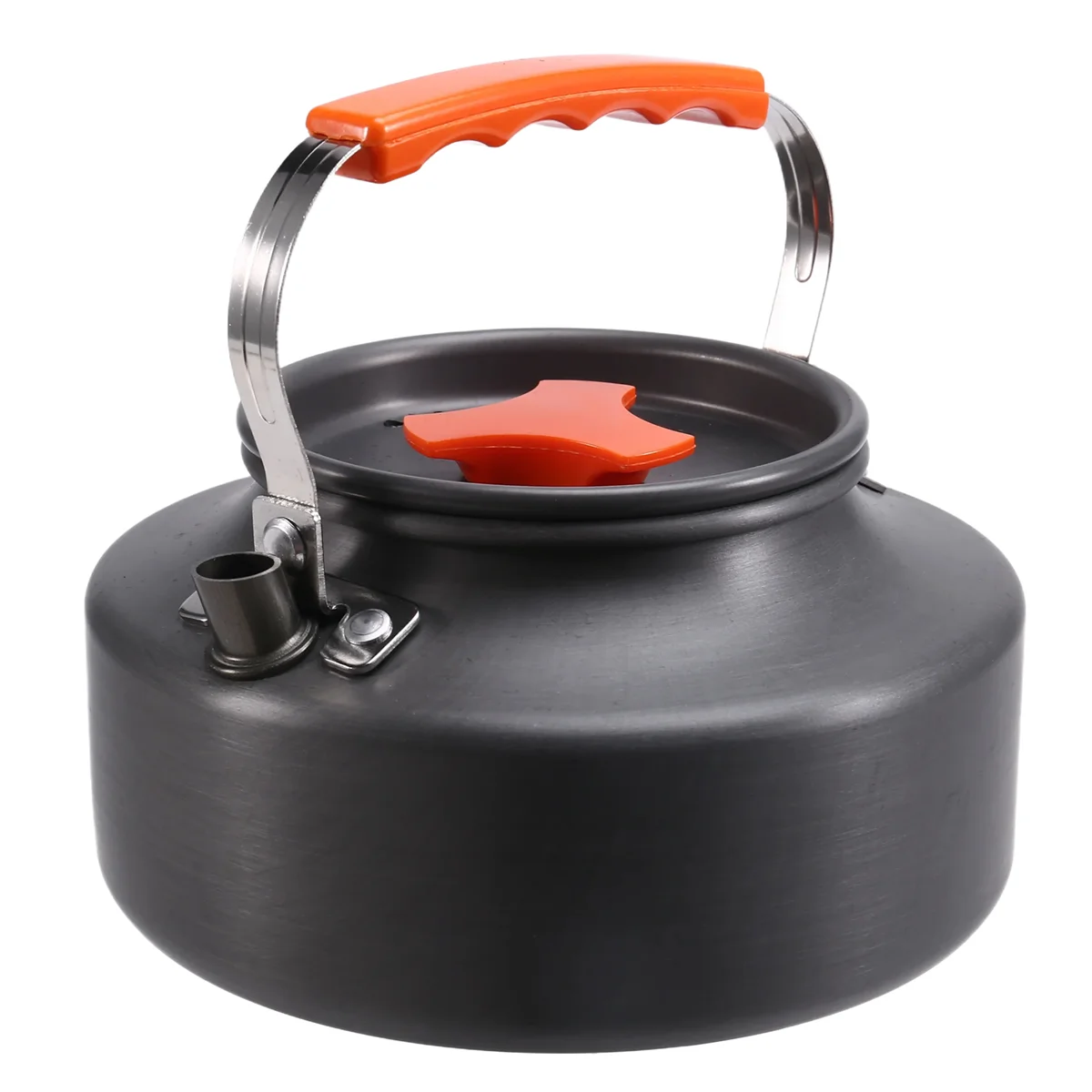 BAAU 1.1L Aluminum Alloy Outdoor Portable Quick-Heat Water Kettle for Outdoor Camping Cooking