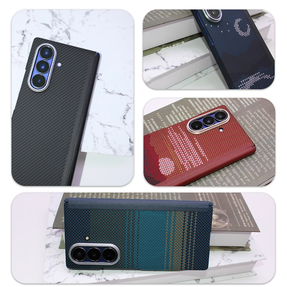 Sleek Carbon Fiber Magnetic Phone Case - Ultra-Thin Aramid Protection