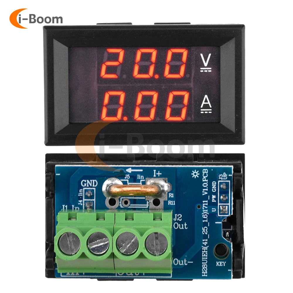 

DC7V~100V 20A 50A Voltage Ammeter LED Digital Display High Precision Voltmeter Real Time Monitoring Electrical Instruments