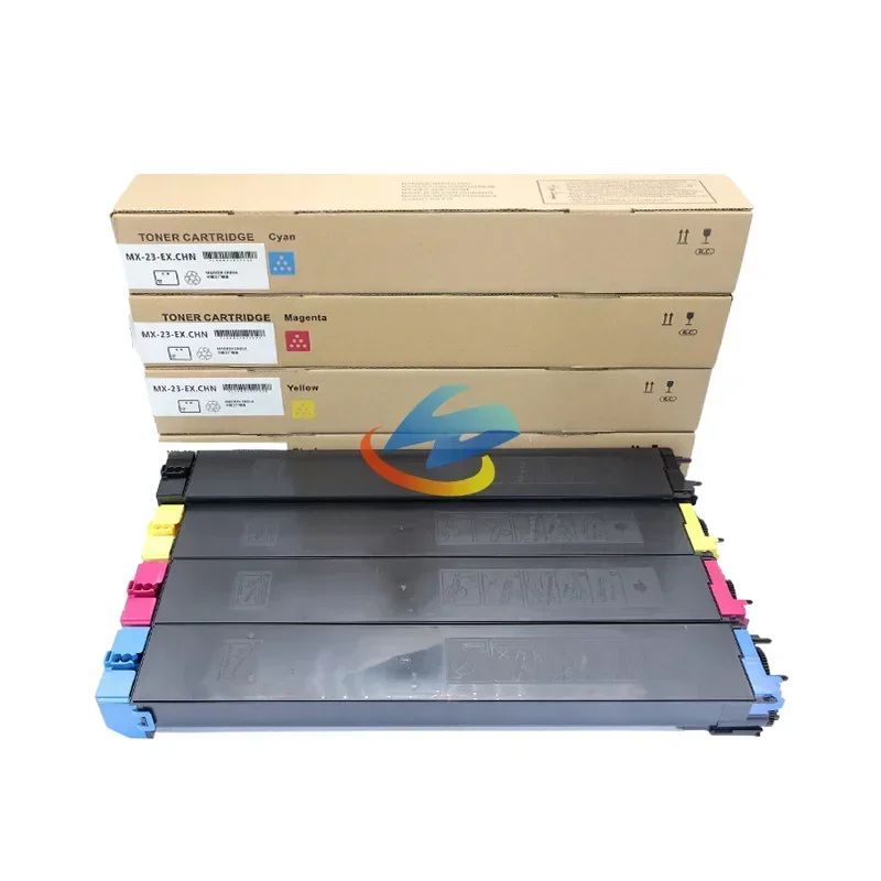 4PCS MX23 EX CHN Toner Cartridge Compatible for Sharp MX1810 2010 2310 2314 2614 2616 3111 3114 3116 MX- 2318 2338 2638 3138