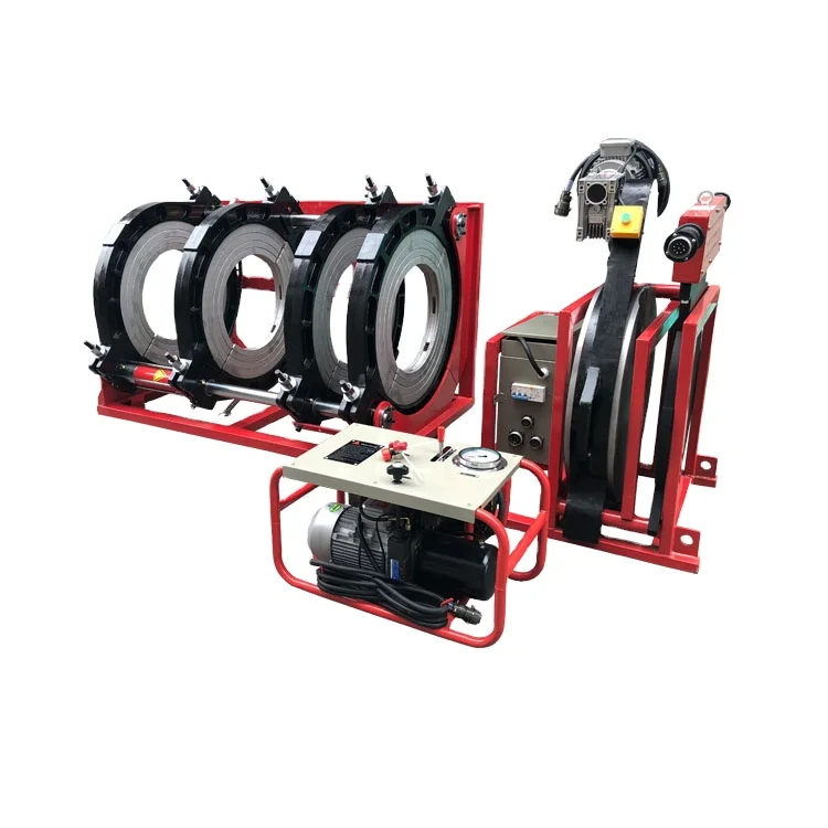 250-500mm 고품질 HDPE 파이프 맞대기 용접기, 플라스틱 파이프 유압식 맞대기 용접기