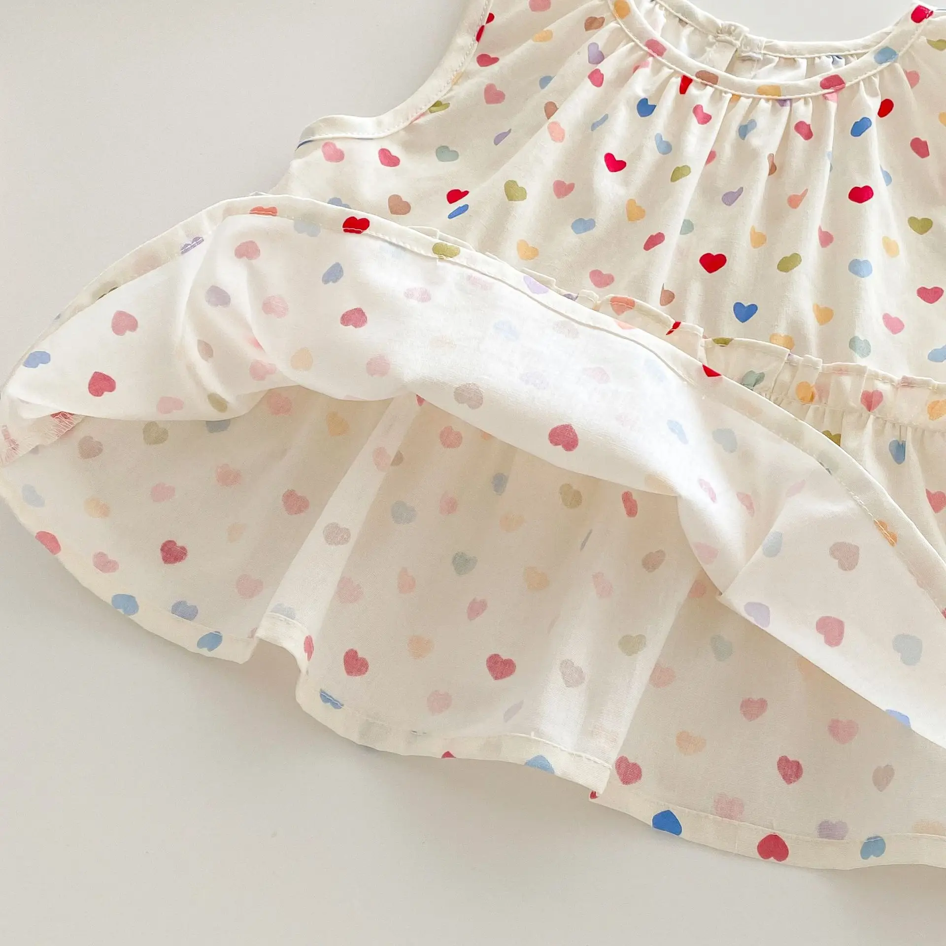 Girls Summer Sleeveless Blouse Set