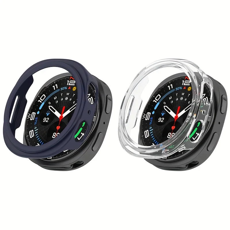 Set of 2 Matte Hard Protective Cases for Smartwatch - Hollow Out Design