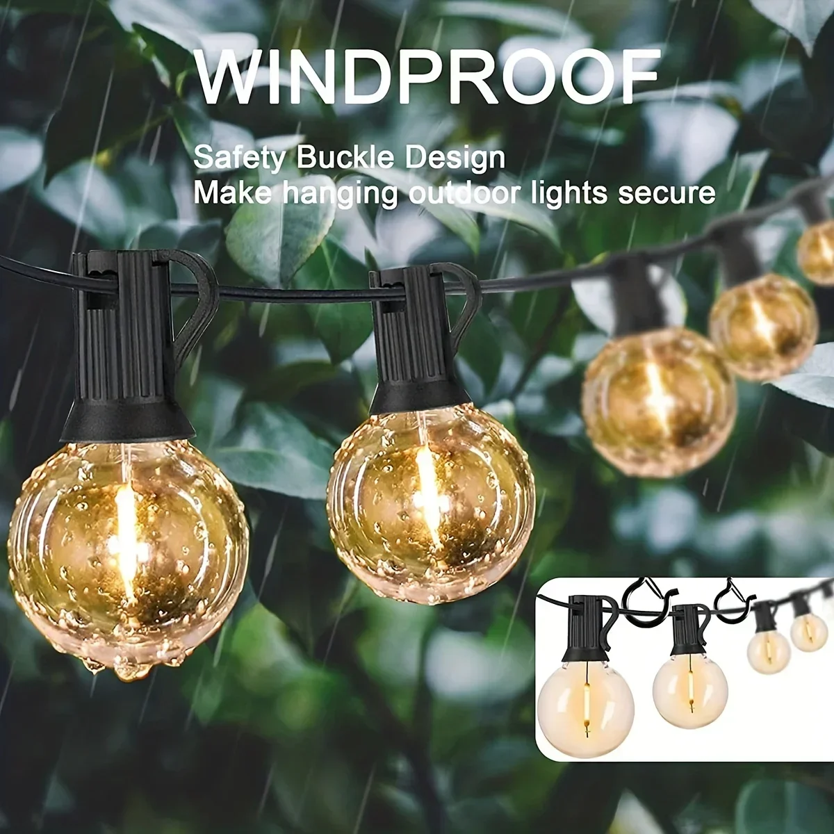 2/10PCS Q-Hanger Screw Hooks Hear Ceiling Hooks for Hanging Plant with Safety Buckle Stainless Steel Outdoor String Light