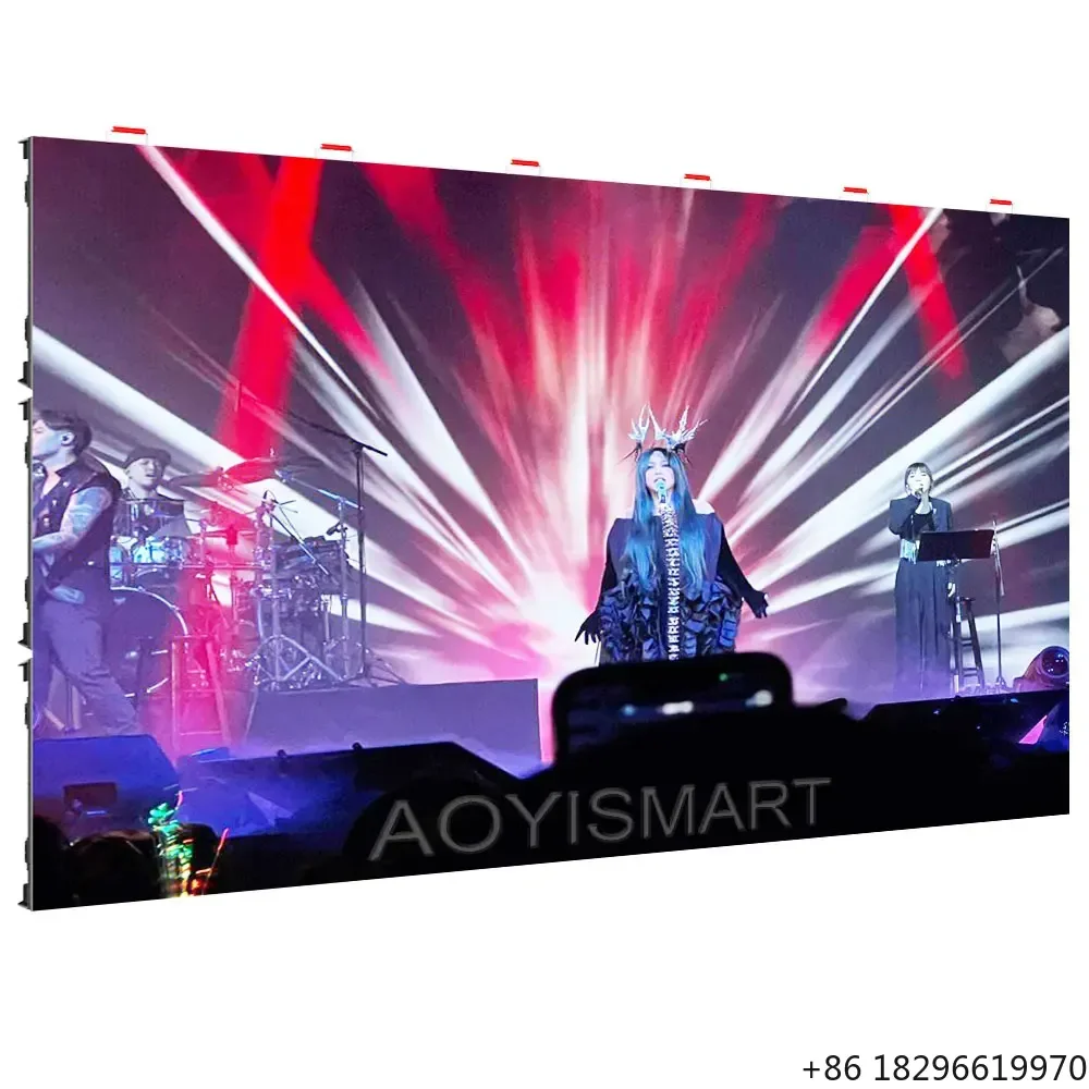P2.976 LED 무대 스크린 생생한 색상 초슬림 경량 스마트 쿨링 초광시야각